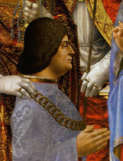 unknow artist Ludovico Il Moro and his son Massimiliano Sforza Germany oil painting art